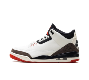 Tênis Nike Air Jordan 3 'World's Best Dad' Branco / Marrom – vista lateral