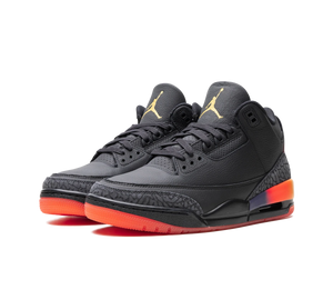 Tênis Nike Air Jordan 3 x J Balvin 'Rio' – par de frente