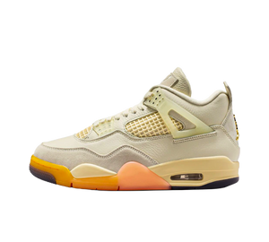 Tênis Nike Air Jordan 4 'Birds of Paradise' Bege / Laranja – vista lateral