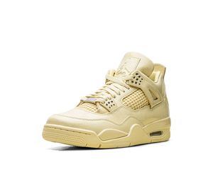 Tênis Nike Air Jordan 4 Retro x J Balvin 'Lemonade' Amarelo – vista 3/4 frontal