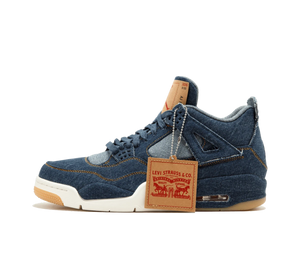 Tênis Nike Air Jordan 4 Retro NRG 'Levi's' Azul – vista lateral