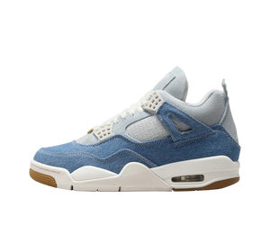 Tênis Nike Air Jordan 4 TEX 'Worn Blue Denim' Azul / Cinza – vista lateral