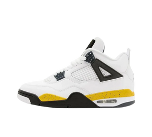 Tênis Nike Air Jordan 4 'Tour Yellow' Branco / Amarelo – vista lateral