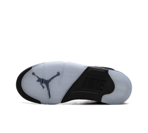 Tênis Nike Air Jordan 5 Retro OG 'Black Metallic Reimagined' Preto / Prata – solado