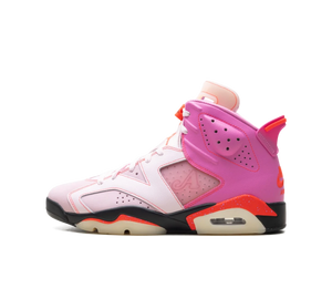 Tênis Nike Air Jordan 6 Retro x Awake NY 'Playful Pink' Rosa – vista lateral