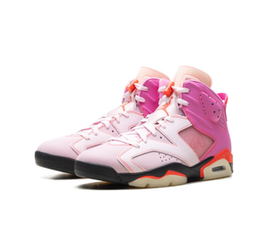 Tênis Nike Air Jordan 6 Retro x Awake NY 'Playful Pink' Rosa – par de frente