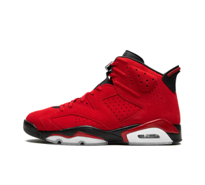 Tênis Nike Air Jordan 6 Retro 'Toro Bravo' Vermelho / Preto – vista lateral