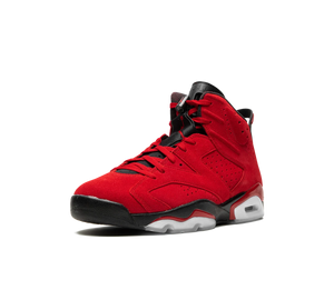Tênis Nike Air Jordan 6 Retro 'Toro Bravo' Vermelho / Preto – vista 3/4 frente