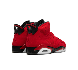 Tênis Nike Air Jordan 6 Retro 'Toro Bravo' Vermelho / Preto – par de costas