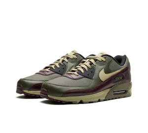 Tênis Nike Air Max 90 Gore-Tex 'Medium Olive' Verde / Vinho – par de frente