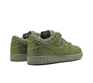 Tênis Nike Dunk Low x Cactus Plant Flea Market Swarovski 'Spiral Sage' Verde – par visto de costas