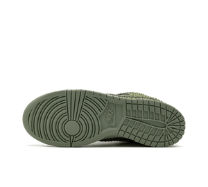 Tênis Nike Dunk Low x Cactus Plant Flea Market Swarovski 'Spiral Sage' Verde – solado