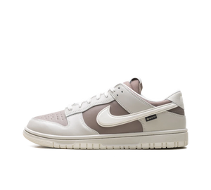 Tênis Nike Dunk Low Gore-Tex 'Light Bone' Bege / Cinza – vista lateral