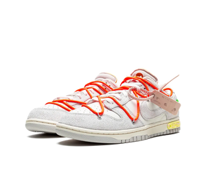 Tênis Nike Dunk Low x Off-White 'Lot 11' Cinza / Laranja – foto 3