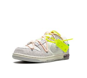 Tênis Nike Dunk Low x Off-White 'Lot 12' Cinza / Rosa – foto 2