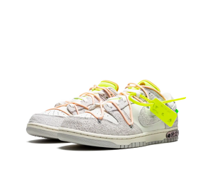 Tênis Nike Dunk Low x Off-White 'Lot 12' Cinza / Rosa – foto 3