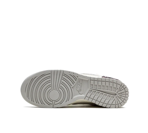 Tênis Nike Dunk Low x Off-White 'Lot 12' Cinza / Rosa – foto 5