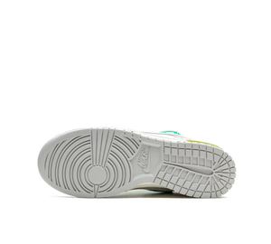 Tênis Nike Dunk Low x Off-White 'Lot 14' Cinza / Verde – foto 5