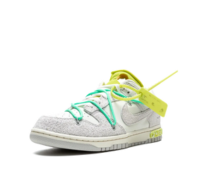 Tênis Nike Dunk Low x Off-White 'Lot 14' Cinza / Verde – foto 2