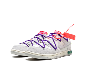 Tênis Nike Dunk Low x Off-White 'Lot 15' Cinza / Roxo – foto 3