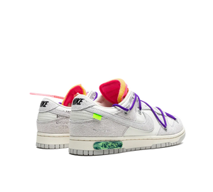 Tênis Nike Dunk Low x Off-White 'Lot 15' Cinza / Roxo – foto 4