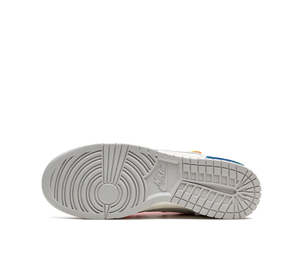 Tênis Nike Dunk Low x Off-White 'Lot 31' Cinza / Laranja – foto 5
