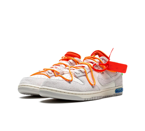 Tênis Nike Dunk Low x Off-White 'Lot 31' Cinza / Laranja – foto 3