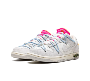 Tênis Nike Dunk Low x Off-White 'Lot 38' Cinza / Azul – foto 3