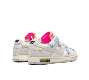 Tênis Nike Dunk Low x Off-White 'Lot 38' Cinza / Azul – foto 4