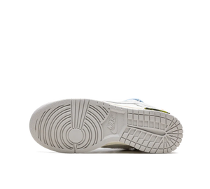 Tênis Nike Dunk Low x Off-White 'Lot 38' Cinza / Azul – foto 5