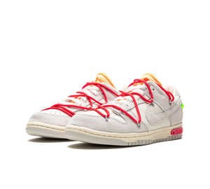 Tênis Nike Dunk Low x Off-White 'Lot 40' Cinza / Vermelho – foto 3
