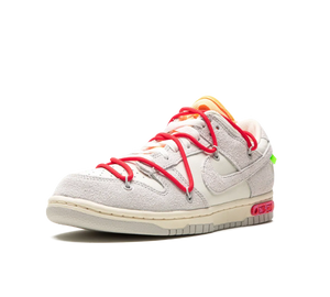 Tênis Nike Dunk Low x Off-White 'Lot 40' Cinza / Vermelho – foto 2