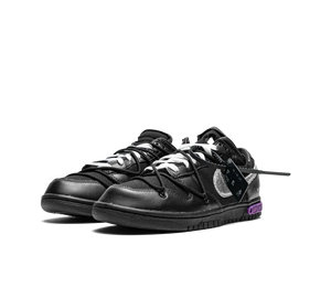Tênis Nike Dunk Low x Off-White 'Lot 50' Preto – foto 3
