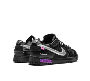 Tênis Nike Dunk Low x Off-White 'Lot 50' Preto – foto 4