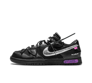 Tênis Nike Dunk Low x Off-White 'Lot 50' Preto