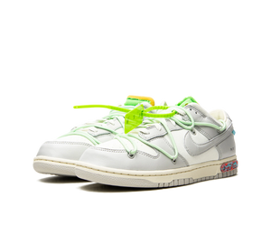 Tênis Nike Dunk Low x Off-White 'Lot 07' Cinza / Verde – foto 3