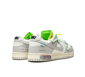 Tênis Nike Dunk Low x Off-White 'Lot 07' Cinza / Verde – foto 4