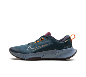 Tênis Nike Juniper Trail 2 Gore-Tex V2 'Deep Jungle Khaki' Verde / Bege – vista lateral