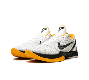Tênis Nike Kobe 6 Protro 'Playoff Pack White Del Sol' Branco / Amarelo – foto 3