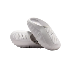Chinelo Slide Nike Mind 001 'Summit White' Branco – par, vista frontal