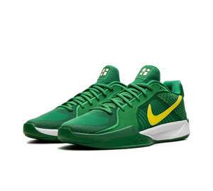 Tênis Nike Sabrina 2 'Oregon' Verde / Amarelo – par, vista frontal