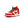 Tênis Nike SB Dunk High x Supreme 'Red Stars' Vermelho – vista 3/4 frontal