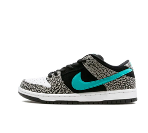 Tênis Nike Dunk Low SB 'Elephant Print' Cinza / Verde
