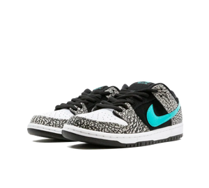 Tênis Nike Dunk Low SB 'Elephant Print' Cinza / Verde – foto 3