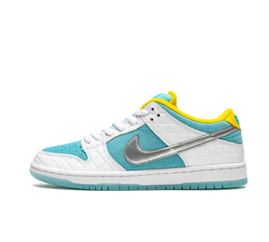 Tênis Nike Dunk Low SB 'FTC Lagoon Pulse' Branco / Azul