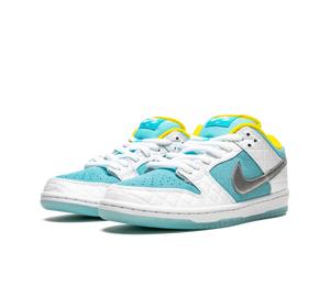 Tênis Nike Dunk Low SB 'FTC Lagoon Pulse' Branco / Azul – foto 3