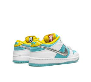 Tênis Nike Dunk Low SB 'FTC Lagoon Pulse' Branco / Azul – foto 4