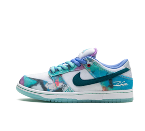 Tênis Nike Dunk Low SB 'Futura Laboratories Bleached Aqua' Verde / Azul