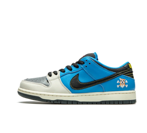 Tênis Nike Dunk Low SB 'Instant Skateboard' Cinza / Azul