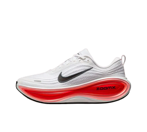 Tênis Nike Vomero Plus 'White/Bright Crimson' Branco / Vermelho – vista lateral
